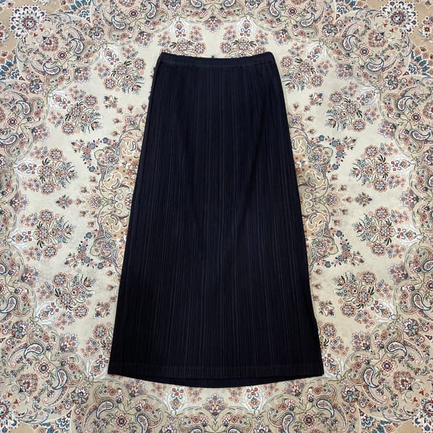 이세이미야케 플리츠 플리즈 슬릿 플리츠 스커트