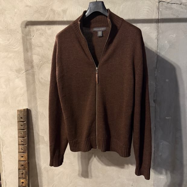 바나나 리퍼블릭 짚업 가디건 100