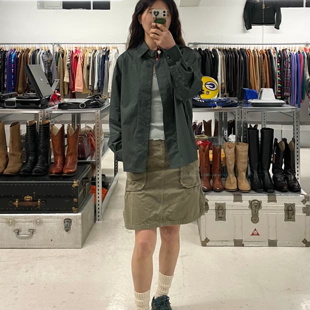UNIQLO U minimal shirt jacket