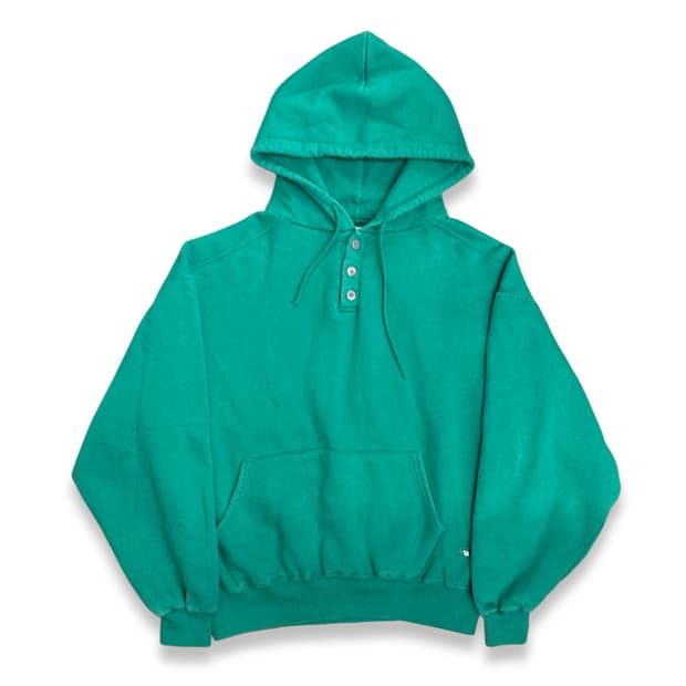 90s 러셀 x 엘엘빈 민트그린 후디 XL