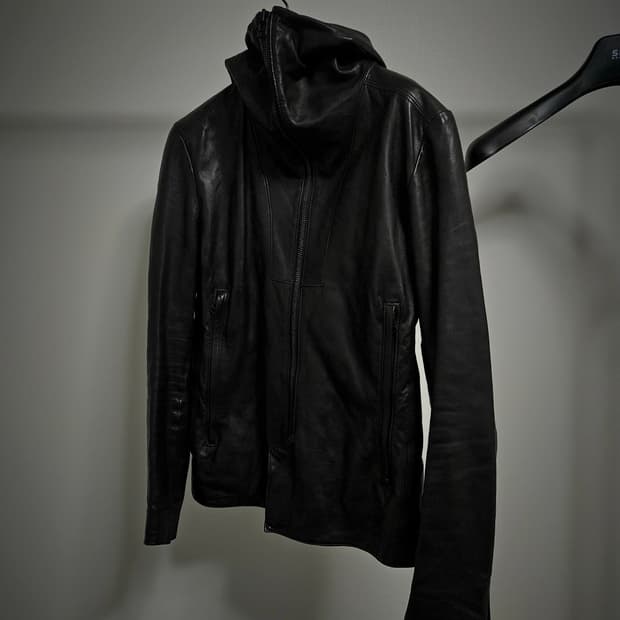 헬무트랭 가죽 자켓 00s 뉴욕택