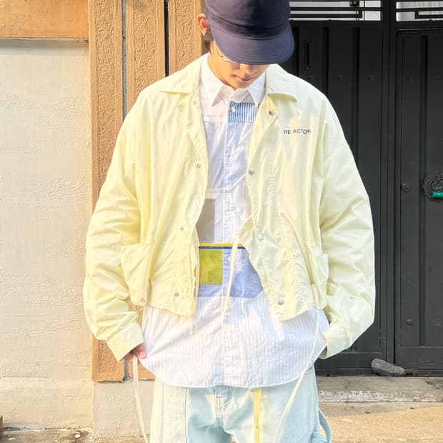 BED j.w FORD x christian dada 크롭 코치 자켓