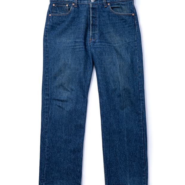 90s Levi's 501 Washed Denim Pants