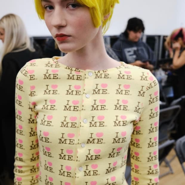 [S,M]애슐리 윌리엄스 26ss 아이 하트 미 가디건/옐로우