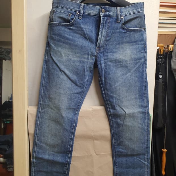 유니클로 심플 데님진 32