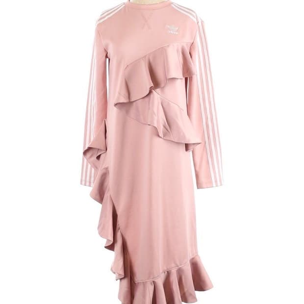 아디다스 제이쿠 콜라보 프릴 롱원피스 