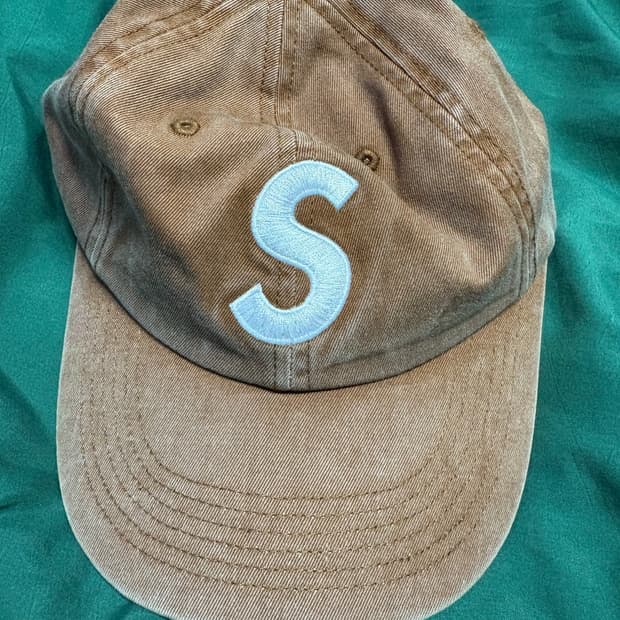 슈프림s로고 6패널캡