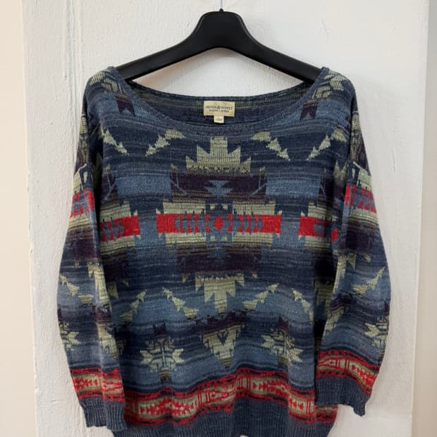 데님앤서플라이 에스닉 나바호 니트 