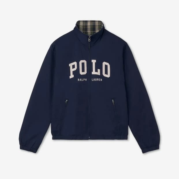 폴로 리버시블 옥스퍼드 자켓 