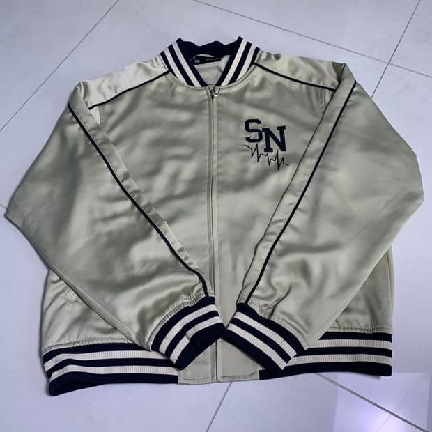 SATIN RIBBED BLOUSON