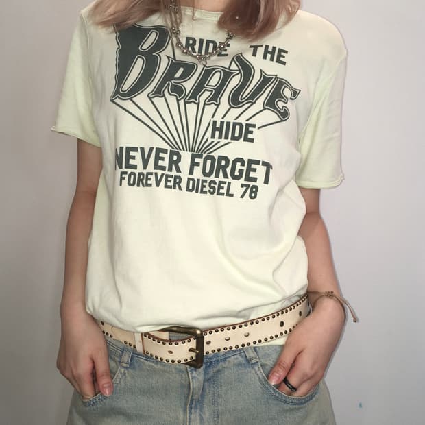 Diesel archive printing t shirt