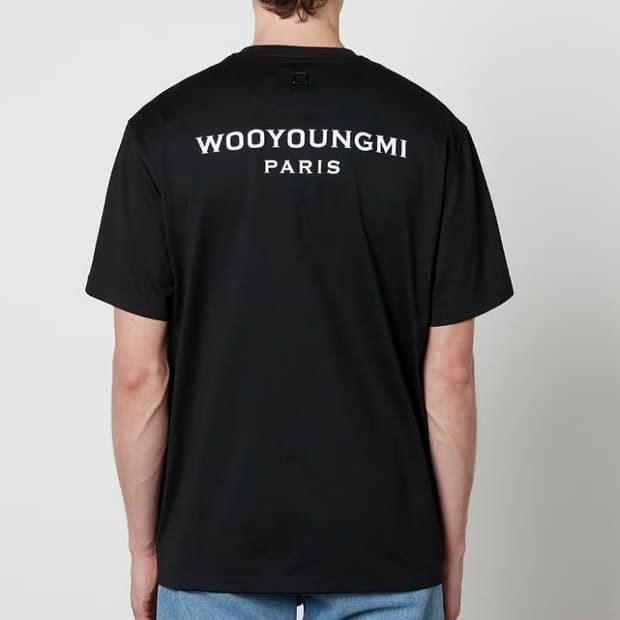 [52] 23ss 우영미 백로고 티셔츠 블랙