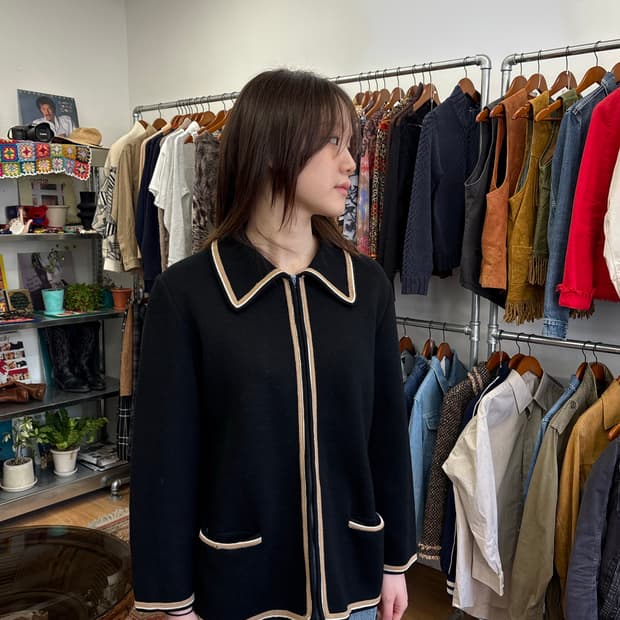 60's Hongkong Made 버진 울 집업