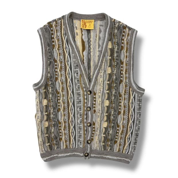 오스트레일리아 케이블 니트 베스트 r1979