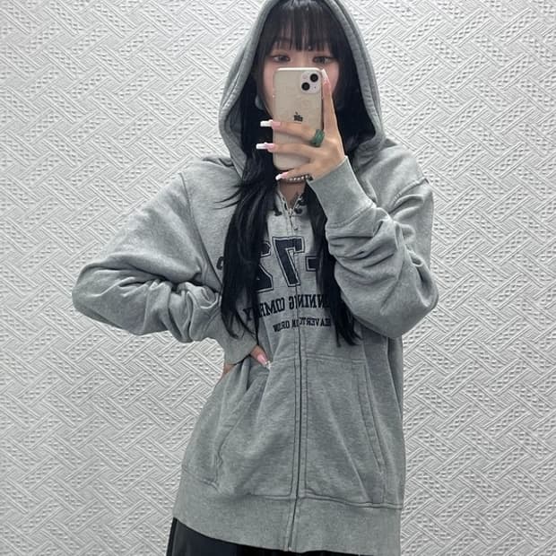 나이키 올드스쿨 레트로 빈티지 00's 빅로고 후드집업 XL C13780