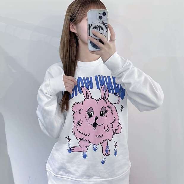 GANNI 월드 맨투맨