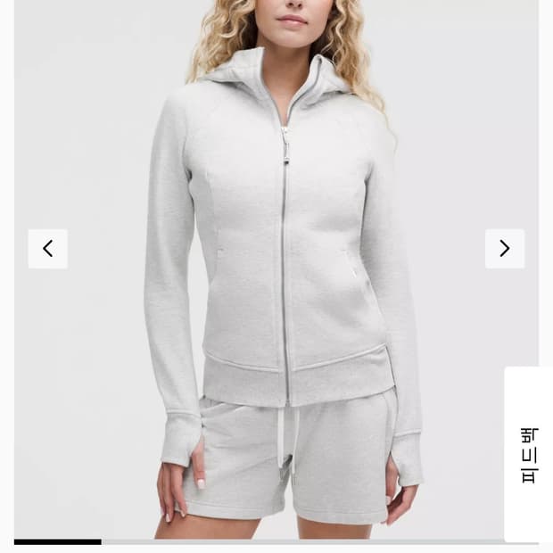 룰루레몬 스쿠바 풀집 후디 헤더그레이 6