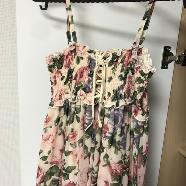 빈티지 플라워 나시원피스