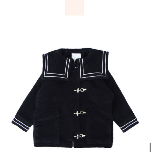 프레클 울모헤어 세일러 코트