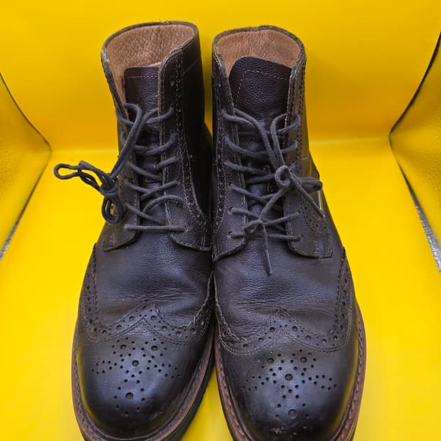 제옥스 GEOX 남성 가죽 워커 부츠 (브라운)255~260(40싸이즈)