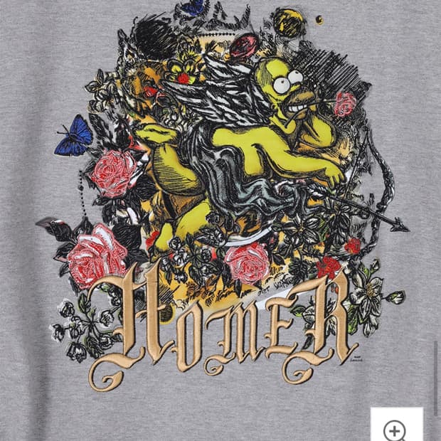 25 F/W 송지오옴므 심슨 콜라보 후드집업 분양해요