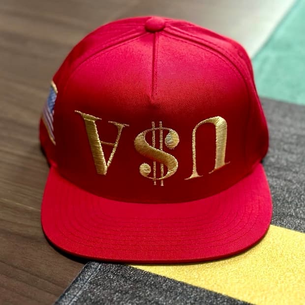 썬셋 빈티지 플렉스 USA 스냅백