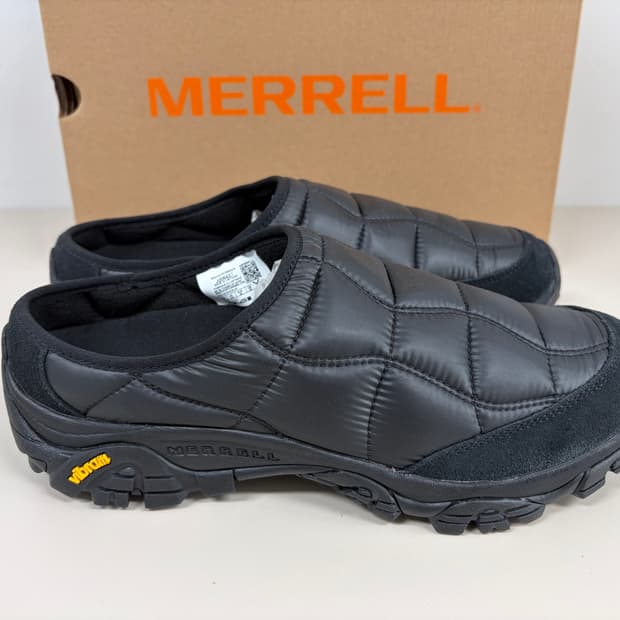 [280]머렐 모압 2 슬라이드 퀼티드 블랙 신품