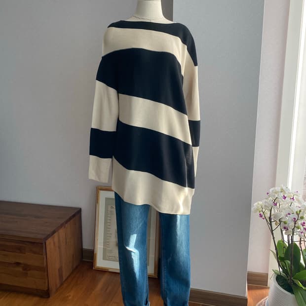 sumisumi 수미수미 언밸런스 스트라이프 니트(F,미착용)