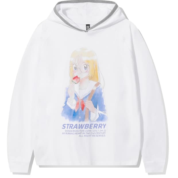 wondervisitor YURINA School Raglan Hoode