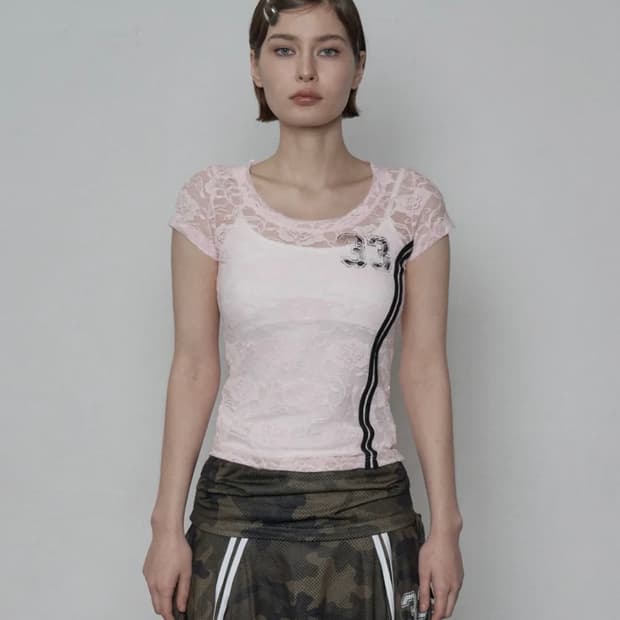 [나띠, 키키 수이 착용] SETUP EXE 33 LACE TOP