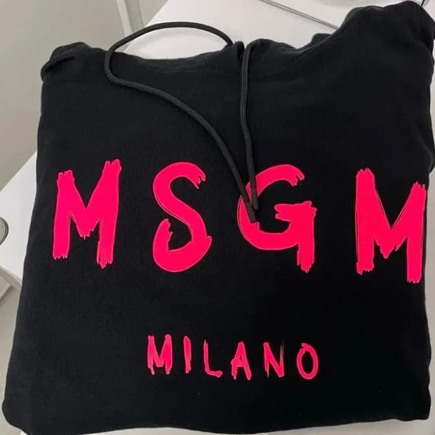 msgm 후드티
