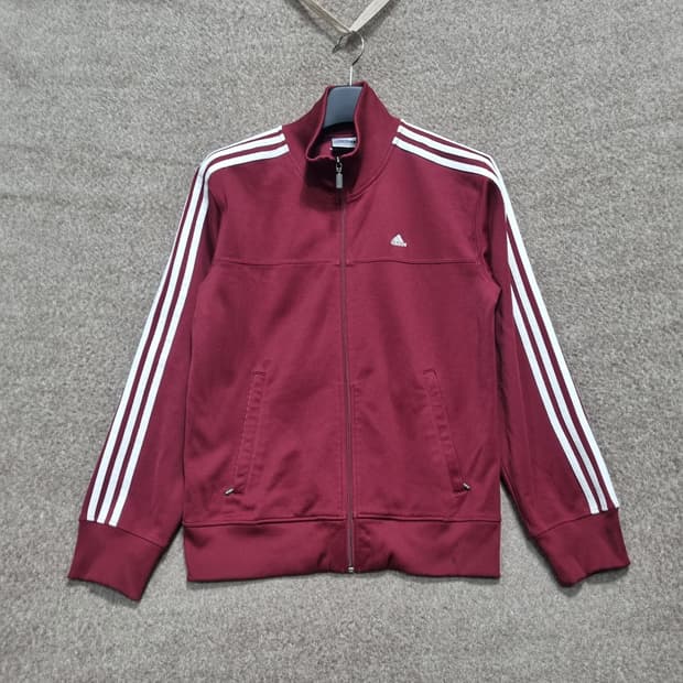 아디다스 남성 올드스쿨 버건디 트랙탑 져지