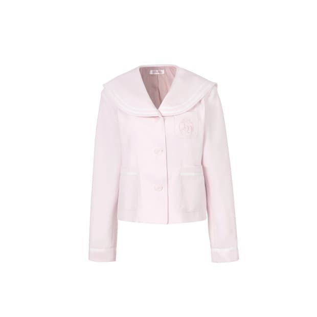 아이당클럽 스쿨 자켓 핑크