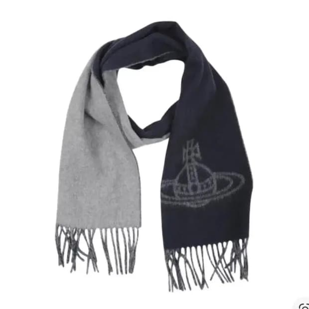 비비안웨스트우드 더블 로고 머플러