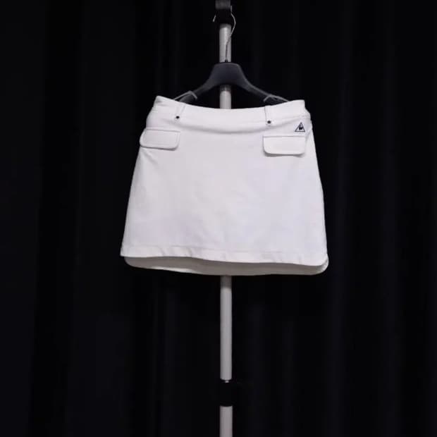 르꼬끄골프 화이트 큐롯스커트 67