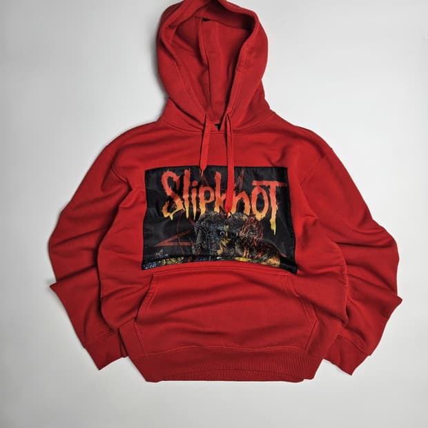 SlipkNOT 커스텀 후드티셔츠 ( XL )/ 9352