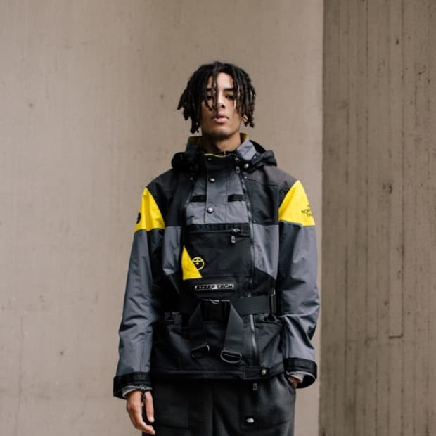 노스페이스 스팁테크 아포지 자켓 그레이