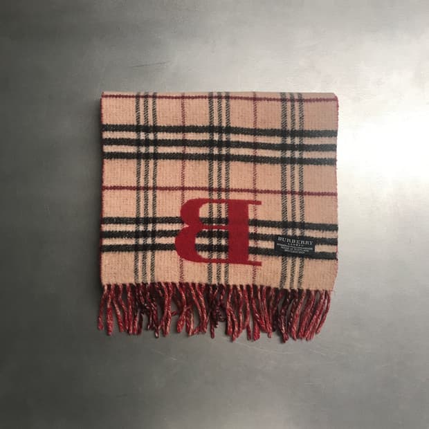 버버리 정품 울/캐시미어 혼방 머플러