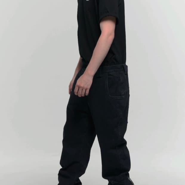 MPa ANKLE CARGO PANTS (BLACK)