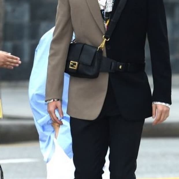 팬디 투톤자켓