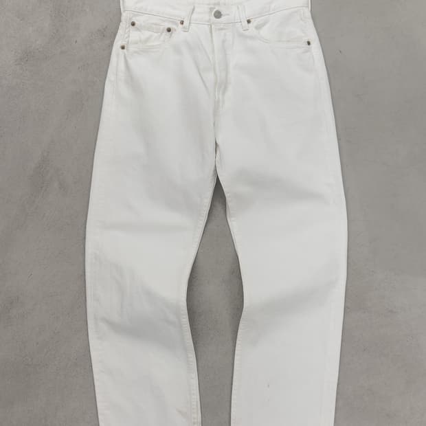 리바이스 501 화이트 데님