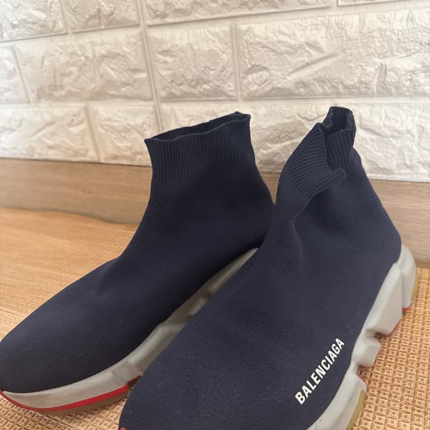 발렌시아가 스피드 트레이너 네이비 39