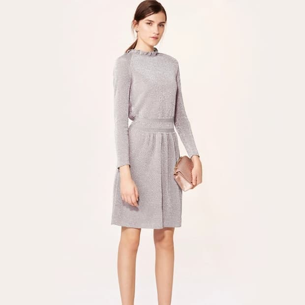 토리버치 메탈릭 니트 원피스 [새상품]