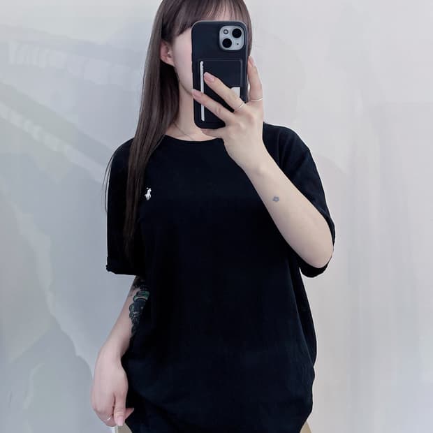폴로랄프로렌 화이트포니 블랙 반팔