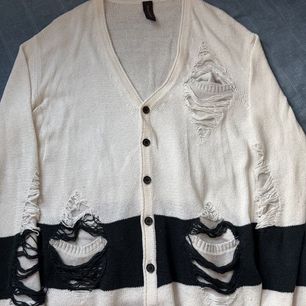 미하라 야스히로 디스트레스 그런지 가디건