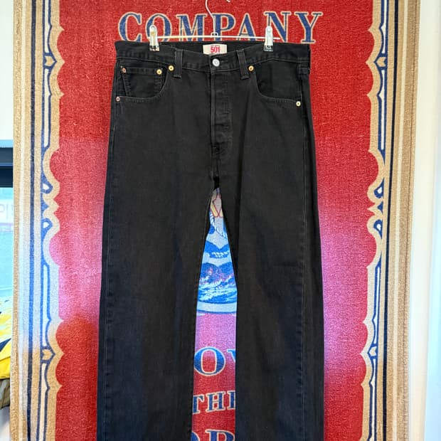 리바이스 501 흑청 34/30 00년대