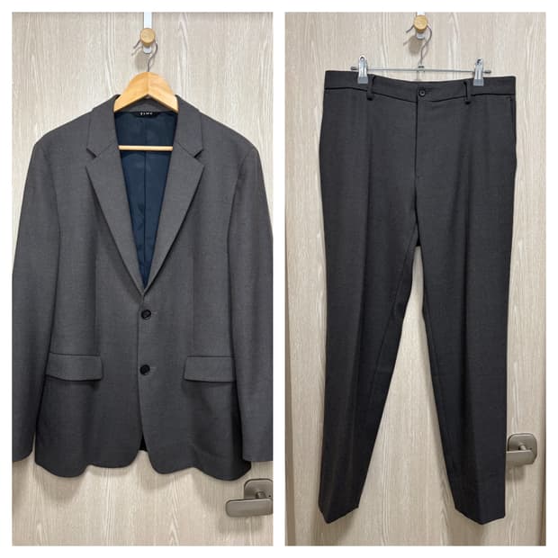 24SS)타임옴므 더젠틀 정장셋업 105,86/다크브라운