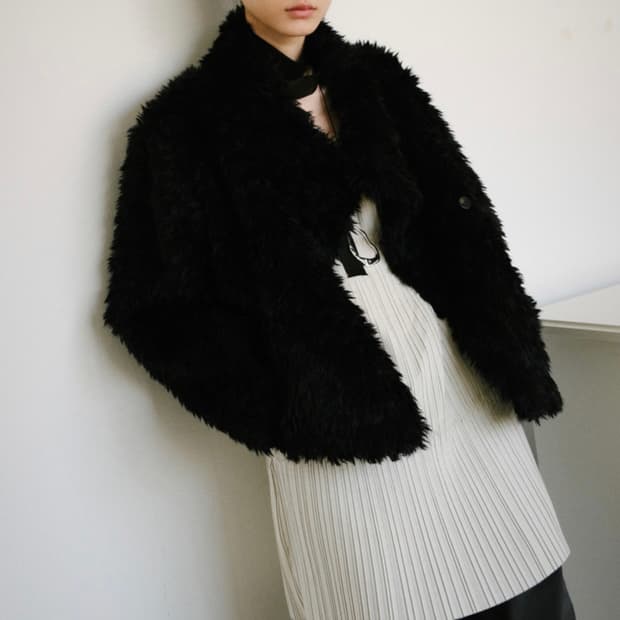 피키소사이어티 퍼 자켓