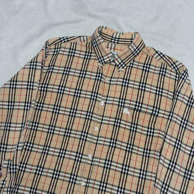 S 버버리 노바체크 셔츠