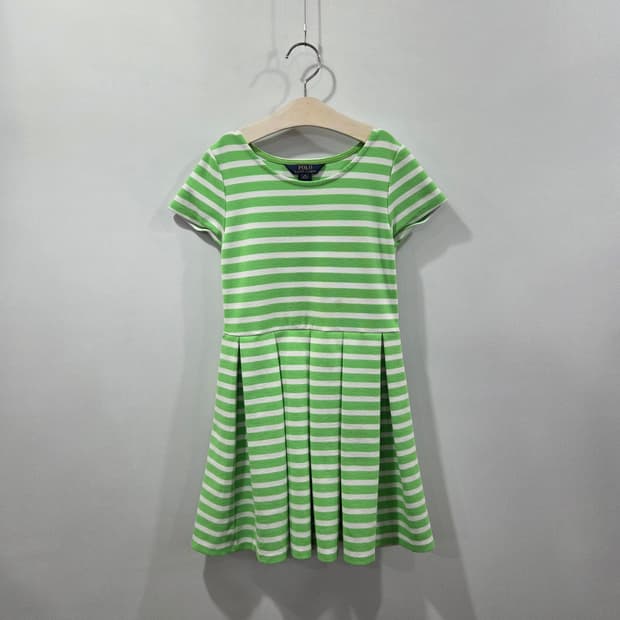 폴로랄프로렌 걸즈 코튼 스트라이프 원피스 M/8/10